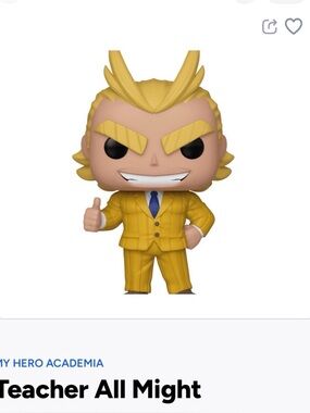 Funko pop- My Hero Academia- Teacher All Might - 604